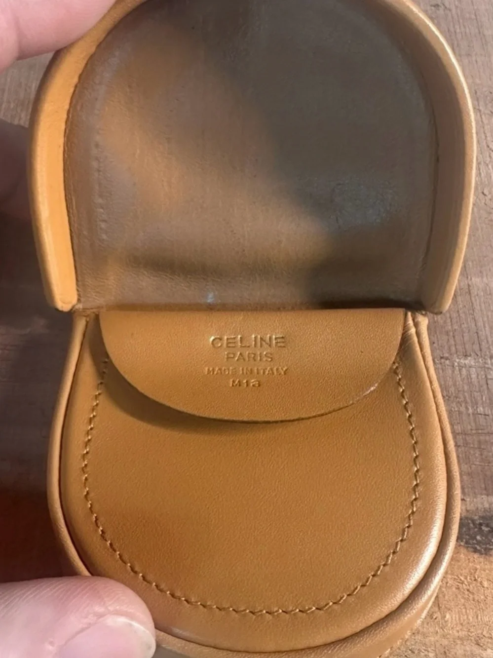Vintage Celine Macadam Coin Pouch Brown Monogram Made in  Italy Wallet Case